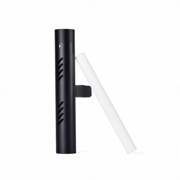 Ecogecko Aroma Oil Aromatherapy Refillable Car Air Freshener Vent Clip for Vehicle Air Vent, Made of Classic Black Aluminum Alloy, Aromatherapy - Fragrance Air Freshener, 5 pre-scented sticks included - Image 2