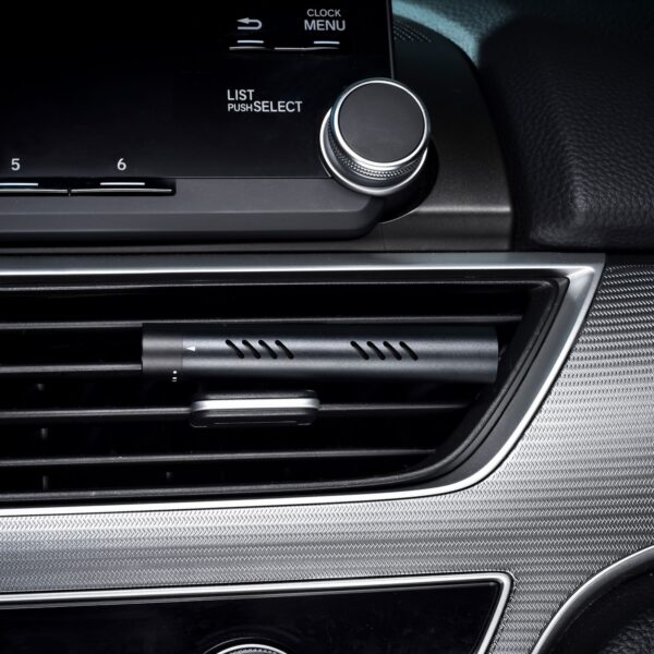 Ecogecko Aroma Oil Aromatherapy Refillable Car Air Freshener Vent Clip for Vehicle Air Vent, Made of Classic Black Aluminum Alloy, Aromatherapy - Fragrance Air Freshener, 5 pre-scented sticks included - Image 3