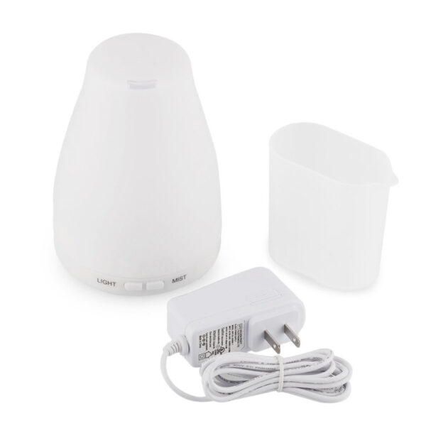 EcoGecko Essential Oil Diffuser, Aroma Oil Diffuser  Cool Mist Humidifier with Timer, 7 Color LED Lights, Auto Shut-Off for Home Bedroom Officea - Image 2