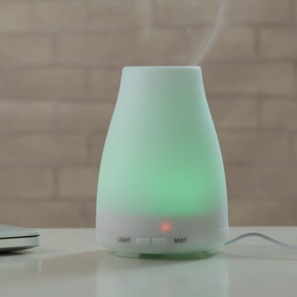 EcoGecko Essential Oil Diffuser, Aroma Oil Diffuser  Cool Mist Humidifier with Timer, 7 Color LED Lights, Auto Shut-Off for Home Bedroom Officea - Image 9