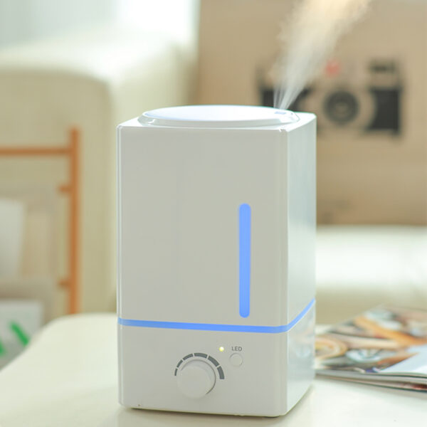 EcoGecko Large Capacity 1.5L Aromatherapy Essential Oil Diffuser and Humidifier, Ultrasonic Cool Mist Humidifier, Dial Controls Mist Velocity, 7 Colors LED Light Whisper-Quiet - Image 2