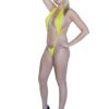 Flirtzy Open Front Halter Top Bikini, Monokini, Swimwear, Swimsuit, Beach, Pool, Womans Lingerie, Dancewear Thong Back - Image 5