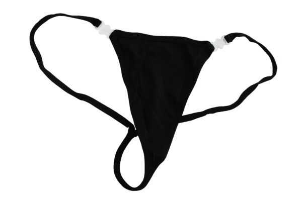 Flirtzy Mini Micro Stretchy Y Back G-String Thong with Breakaway Clasps, M/L, 5 Pack - Image 2