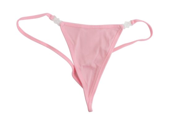 Flirtzy Mini Micro Stretchy Y Back G-String Thong with Breakaway Clasps, M/L, 5 Pack - Image 6