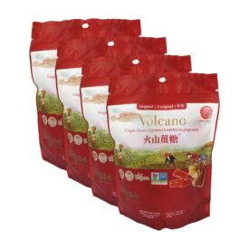 Volcano Original Ginger Chews, 4.4 oz Per Bag