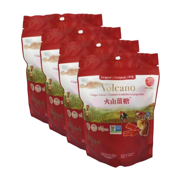 Volcano Original Ginger Chews, 4.4 oz Per Bag - Image 6