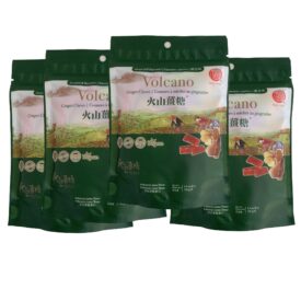 Sina Volcano Assorted (Lemon, Mango, Original, Orange) Ginger Chews, 4.4 oz Per Bag