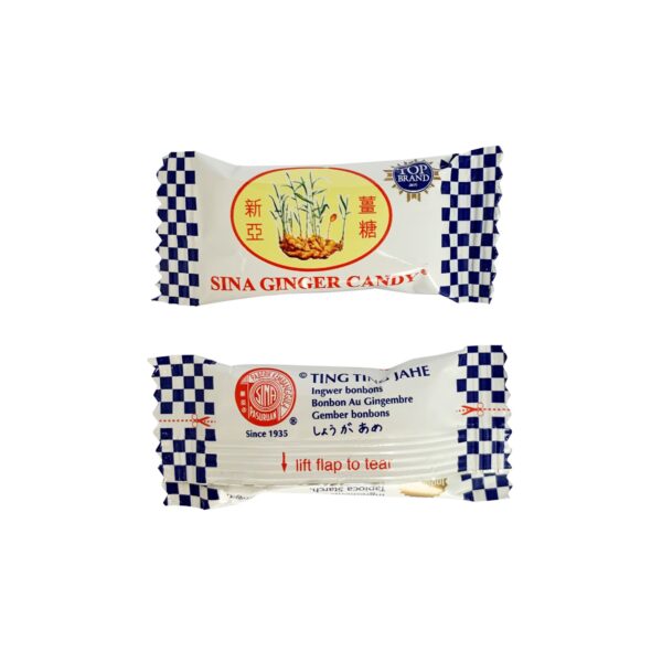 SINA Ginger Candy, the Original Ting Ting Jahe since 1935, 4.4 oz Per Bag - Image 2
