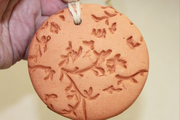 Handmade Clay Stoneware Essential Oil Diffuser, Lavender Oil Included , Terra-Cotta Aromatherapy Car Diffuser, Handmade Air Freshener - Image 9