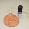 Handmade Clay Stoneware Essential Oil Diffuser, Lavender Oil Included , Terra-Cotta Aromatherapy Car Diffuser, Handmade Air Freshener - Image 4