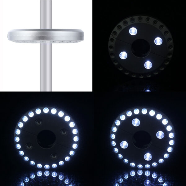EcoGecko Patio 28 LED Umbrella Pole Lights with Adjustable Brightness, Pole Mounted Easy Clamp To Pole, Hang Anywhere, Camping Tent Light, Battery Operated No Wiring Need - Image 12