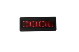 Bolan Programmable Scrolling Red LED Name Tag, Reusable Name Badge, PriceTag ID Tag office magnetic name tags, Digital Sign