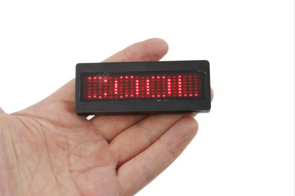 Bolan Programmable Scrolling Red LED Name Tag, Reusable Name Badge, PriceTag  ID Tag office magnetic name tags, Digital Sign - Image 5