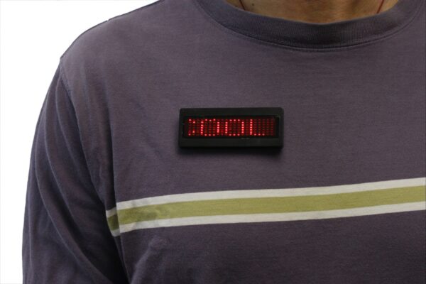 Bolan Programmable Scrolling Red LED Name Tag, Reusable Name Badge, PriceTag  ID Tag office magnetic name tags, Digital Sign - Image 4