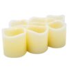 EcoGecko Set of 6 Real Wax LED Votive Candles, LED Flameless Candles With Timer - Votive Size, Battery Candle Set, Flickers Realistically. D 2 X H 2 Inches - Image 12
