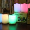 EcoGecko Flameless LED Color Changing Votive Candles with Remote and Timer, Batteries-Included, Melted Edge, Multiple colors - Image 3