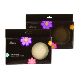 Flirtzy Reusable No Show No Adhesive Waterproof Silicone Nipple Cover