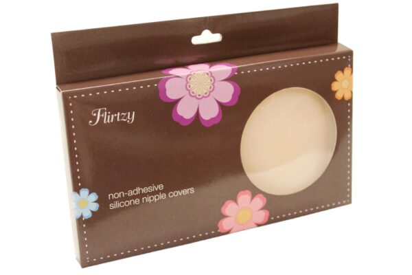 Flirtzy Reusable No Show No Adhesive Waterproof Silicone Nipple Cover - Image 3
