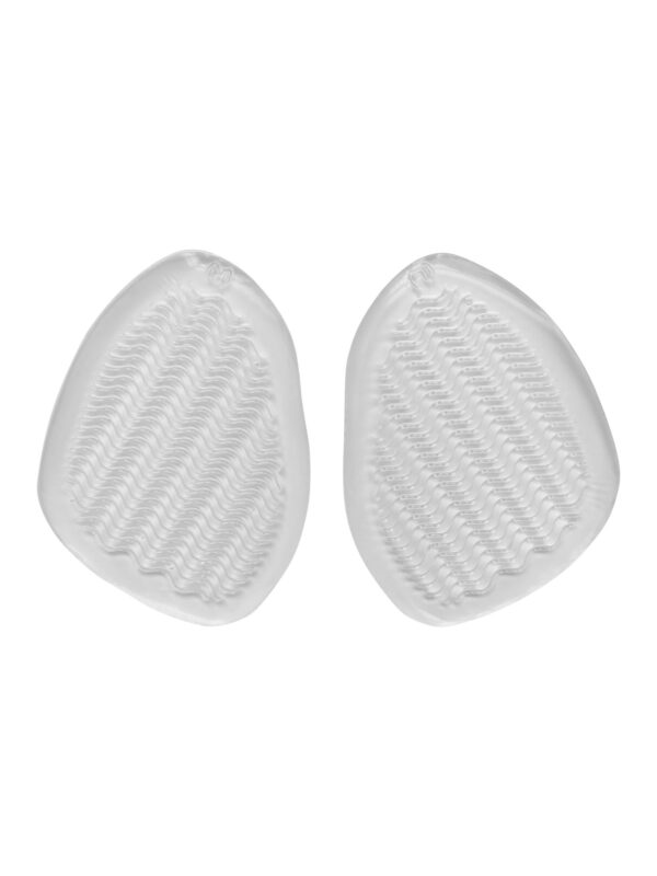 Flirtzy Ball Of Foot Inserts High Heels Feet Reusable Washable Silicone Gel Insole Cushion Pads Cups Protectors Anti-Bacterial Silicone Shoe Cushion