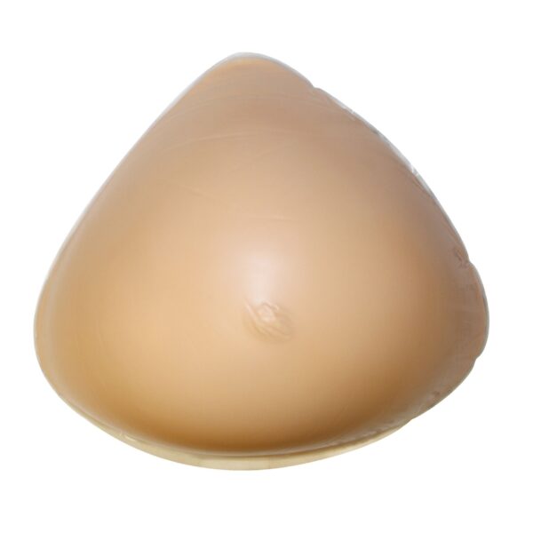 Flirtzy Lightweight Massage Back Mastectomy Triangle Silicone Breast Form with Nipple - Image 3
