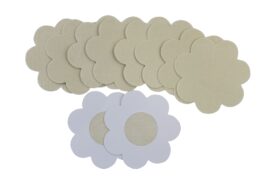 Flirtzy Disposable Waterproof Nipple Cover Pasties, Beige, NippleCovers, Breast Pasties Adhesive Bra Nippleless 
