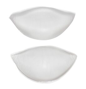 Flirtzy Silicone Soft Gel Bra Inserts Clear Breast Push Up Super Wedge Waterproof Push Up Bra Pads Chicken Cutlets Add a Cup Size Bra Pads