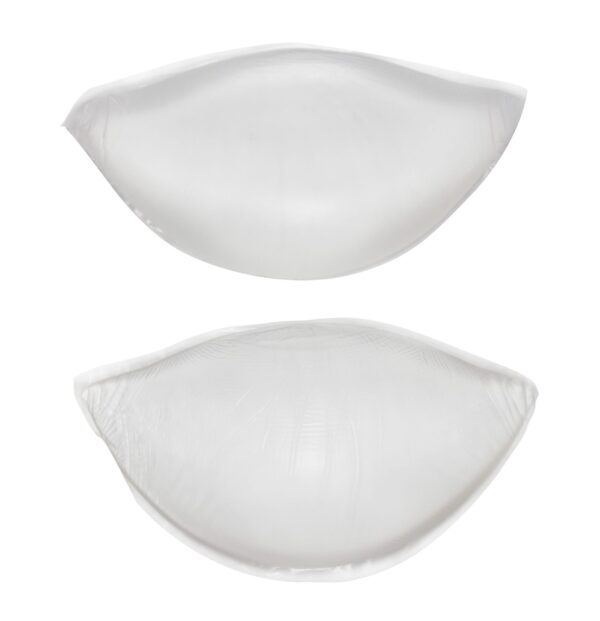 Flirtzy Silicone Soft Gel Bra Inserts Clear Breast Push Up Super Wedge Waterproof Push Up Bra Pads Chicken Cutlets Add a Cup Size Bra Pads