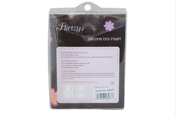 Flirtzy Silicone Soft Gel Bra Inserts Clear Breast Push Up Super Wedge Waterproof Push Up Bra Pads Chicken Cutlets Add a Cup Size Bra Pads - Image 3