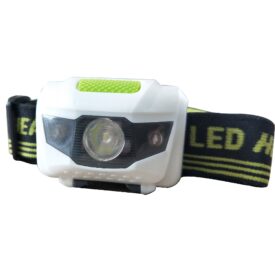 Bolan Bright LED Headlamp Flashlight Headlight - Lightweight Weather Resistant Head Light Hat Light with Red Strobe Light for Safety- Running, Camping, Reading, Fishing, Hunting, Walking, Jogging