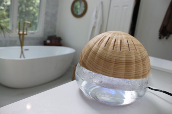 EcoGecko Sea Breeze Water Air Revitalizer, Air Washer, Air Freshener, Room Aromatizer, Aroma and Essential Oil Diffuser with 30ML Sea Breeze Oil for Home, Office, Air Purifier with Night Light - Image 3