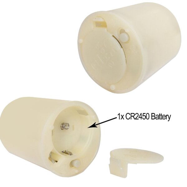 EcoGecko Tealight/Votives Flameless LED Tea Lights with Remote & Timer Realistic Flickering Battery-operated Tealight Candles with Drips 1.5"x1.5" Long Lasting Batteries Included - Image 6