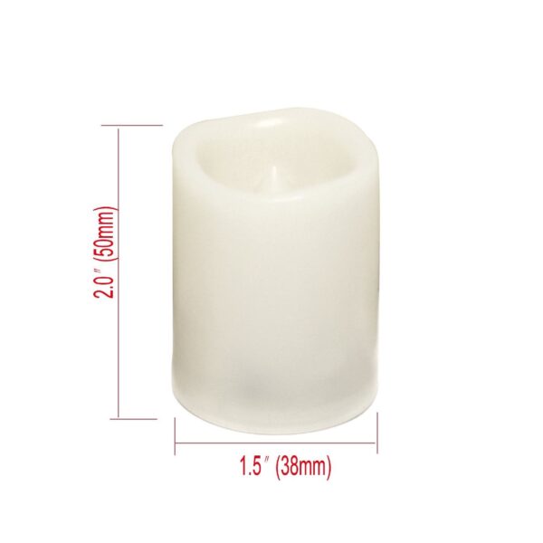 Candle Choice Realistic Color Changing Flameless Votive Candles Bright Battery Operated RGB Multi-color LED Votives with Remote and Timer 1.5”x2” Party Wedding Birthday Holiday Décor Gift - Image 3