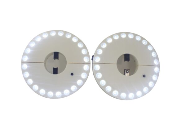EcoGecko 2 Pack Super Bright LED Umbrella Pole Light, Camping Light, Pool & Patio Light, Patio Umbrella Light, Cordless 24 LED Night Lights, Battery Operated Umbrella Pole Light, White