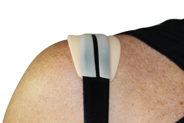 Flirtzy Soft Silicone Bra Strap Cushion Holder Non-Slip Shoulder Protecting Pads Ease Shoulder Pain Discomfort and Indentation, 2 Pair Pack - Image 2