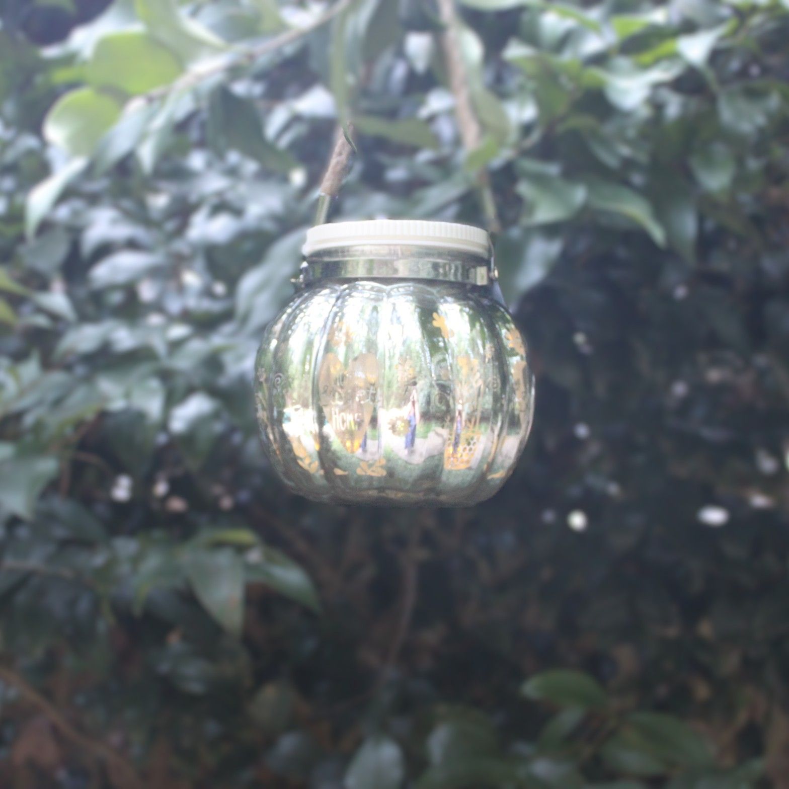 Candle Choice Mason Jar Light, Waterproof Indoor/Outdoor LED Lantern, Battery Operated with Remote & Timer, Home Sweet Home Design - Image 3