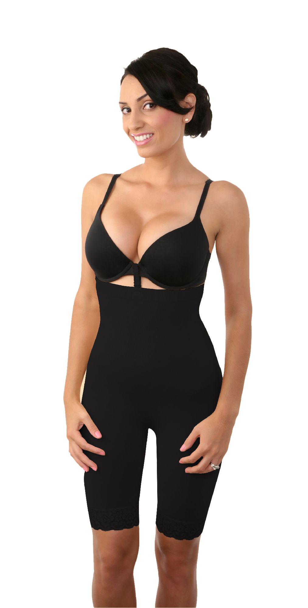 Fullness Valencia Women's High-Waist Shapewear Shorts with Butt Lifter & Thigh Control - Image 2