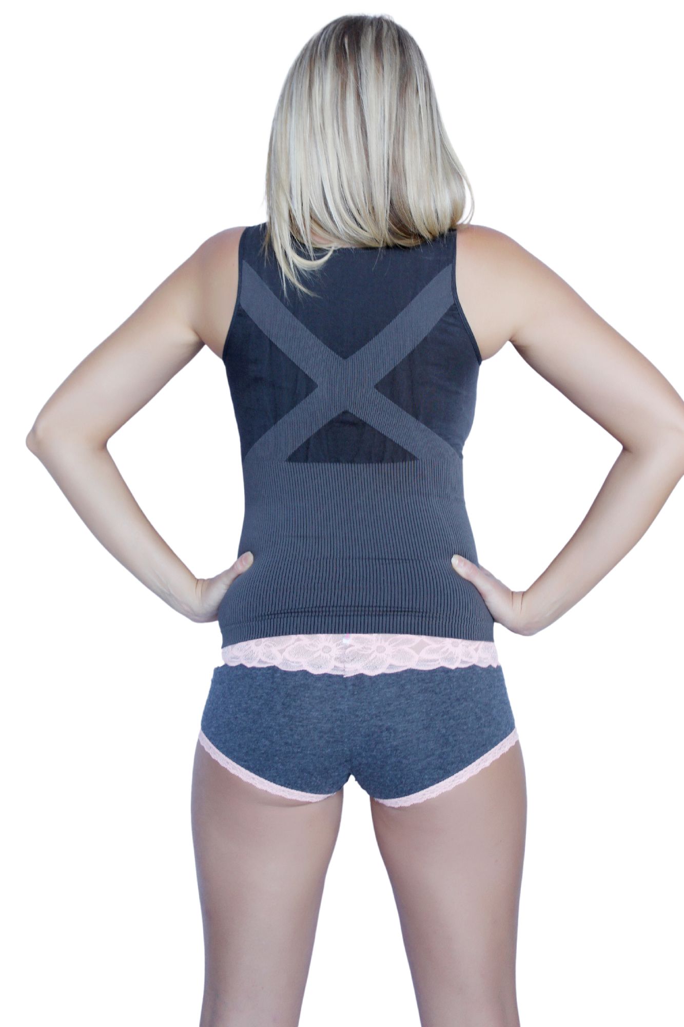 Fullness Venecia Women’s Bamboo Charcoal Open-Bust Shapewear Tank Top with Firm Control - Image 5